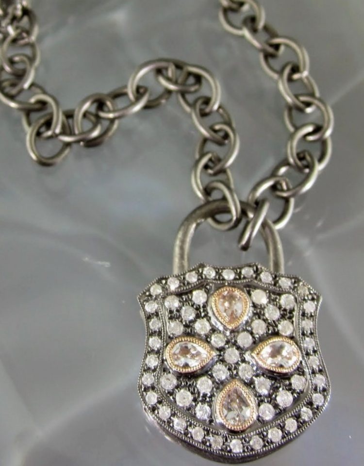 Padlock Petals Pendant