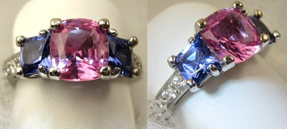 Pink Sapphire Diamond Ring – Hamra Jewelers